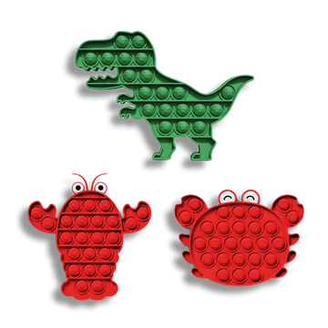 Silicon Popper Sensory Fidget Toys - Animals